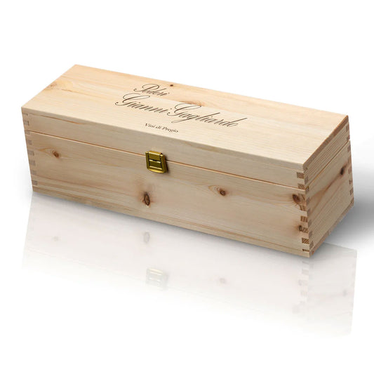 "Classic" - Single Barolo wooden case